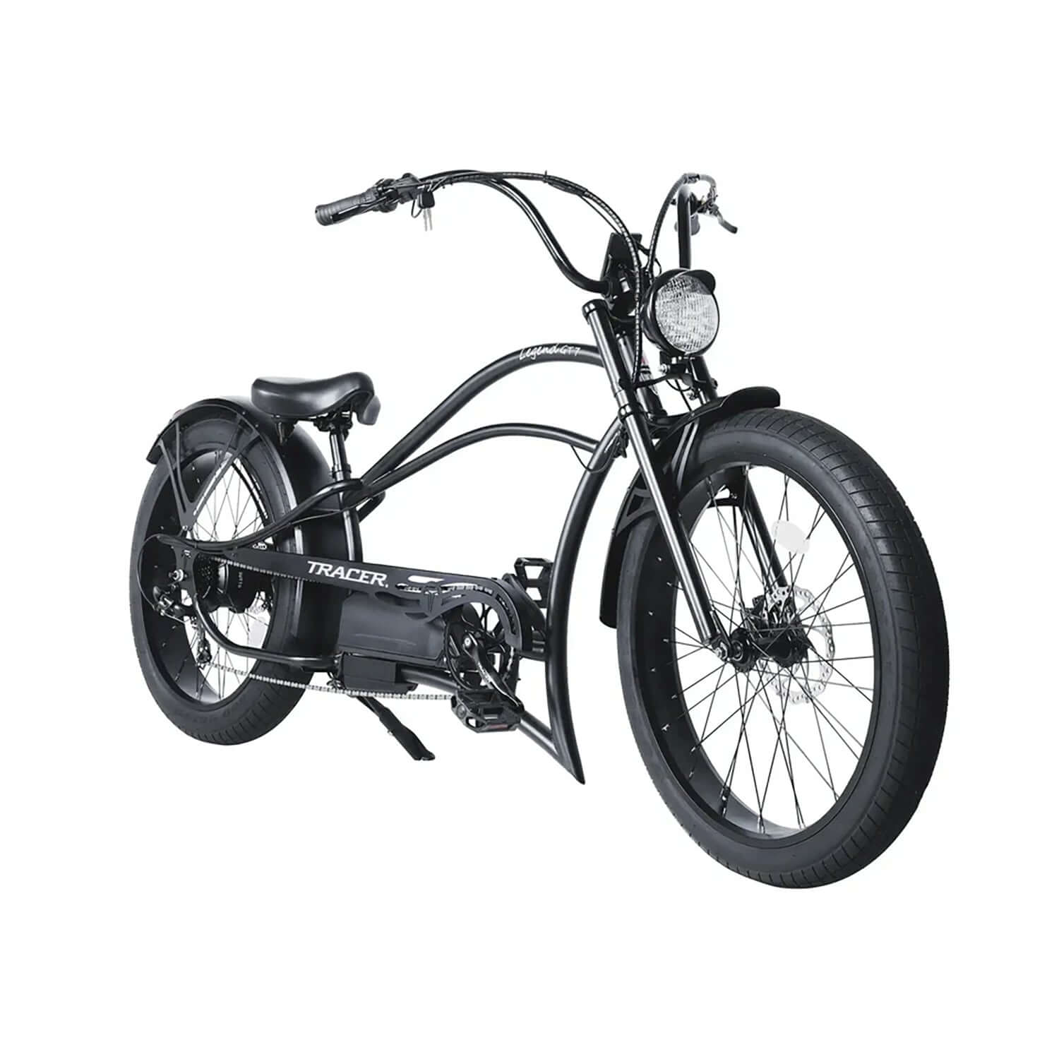 Tracer 800W Twenty5 Chopper Stretch Cruiser Electric Bike