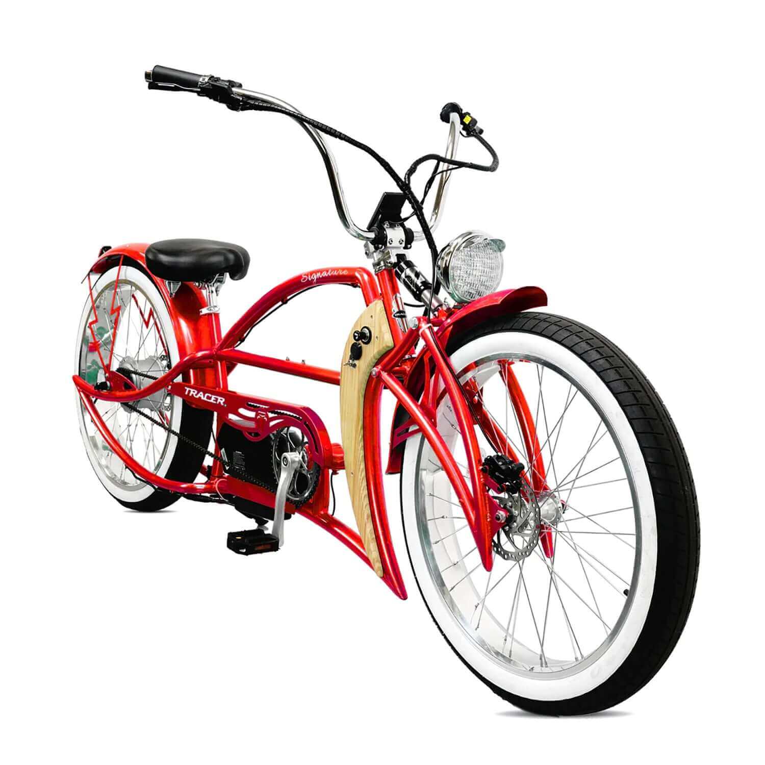 Tracer Signature Pro 26'' 800W Stretch Fat Tire Ebike Green