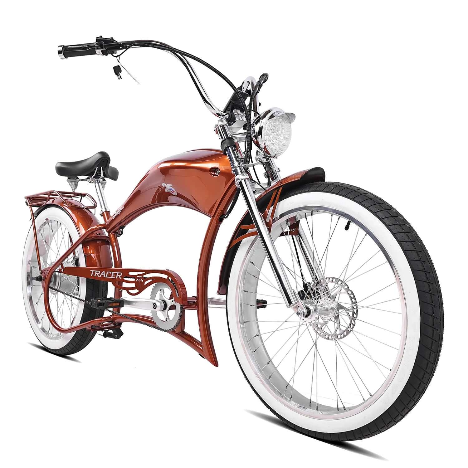 Tracer Twenty5 DS/GT Chopper Stretch Electric Bike