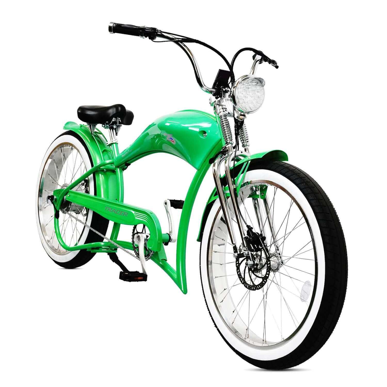 electra chopper bicycle Tracer Twenty5 DS Dual Springer Copper Electric Bike – eBikeJoy!