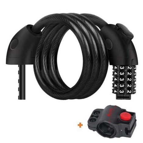 Accessories - Aostirmotor 5 Digit Coiling Bike Cable Lock