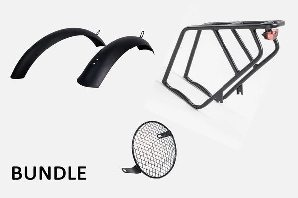 Accessories - Revi Cheetah Cafe Racer Rack & Fenders For E-Bike