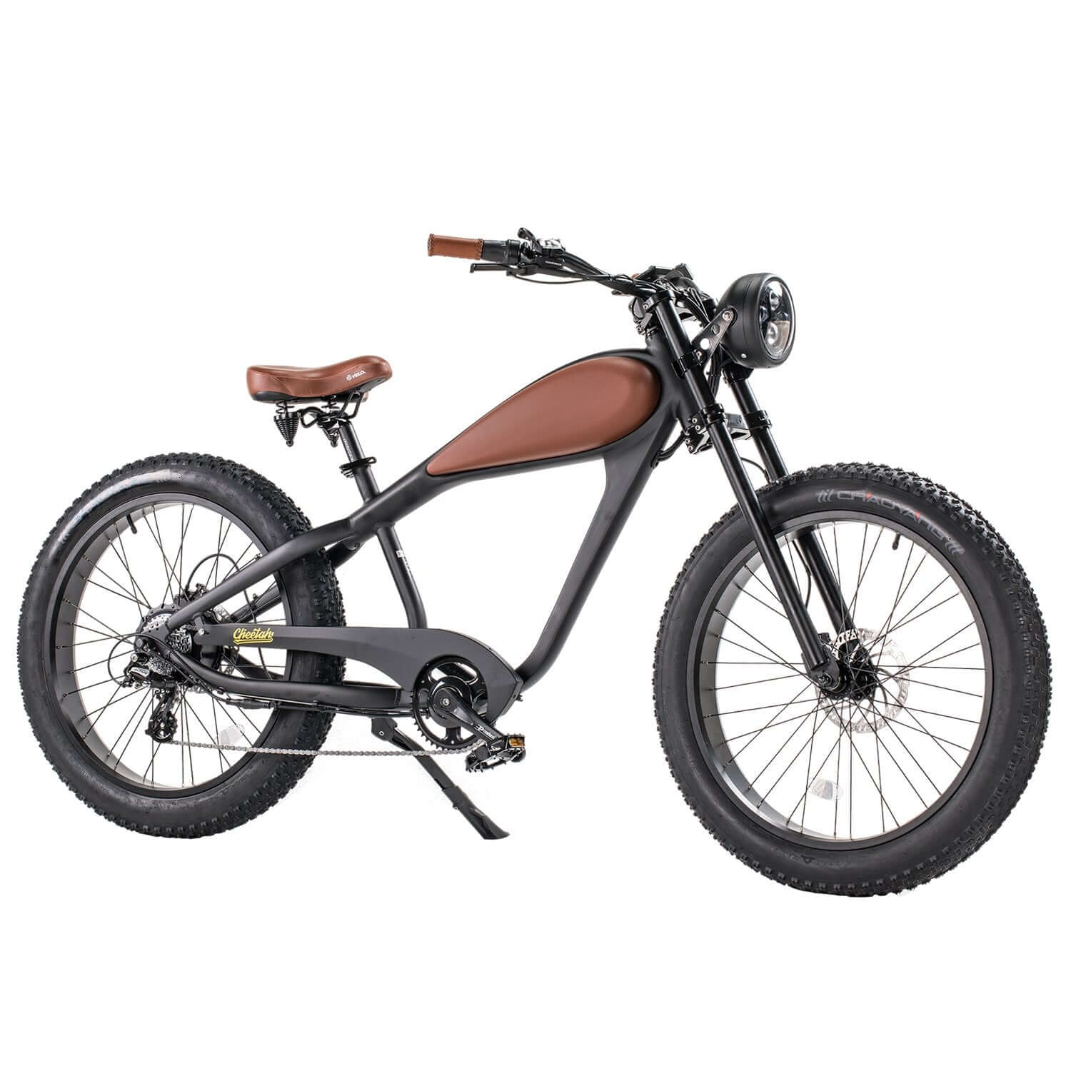 Ebike - Revi Cheetah Cafe Racer 48V 750W Vintage Electric Bike
