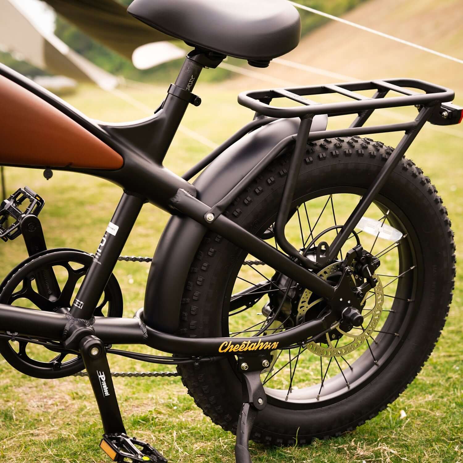 Ebike - Revi Cheetah Cafe Racer Mini Vintage Motorcycle E-Bike