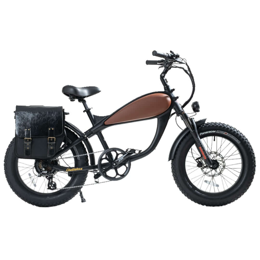 Ebike - Revi Cheetah Cafe Racer Mini Vintage Motorcycle E-Bike