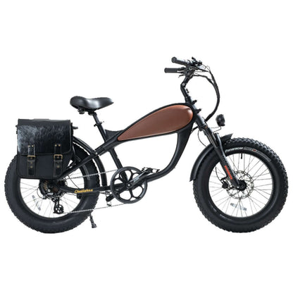Ebike - Revi Cheetah Cafe Racer Mini Vintage Motorcycle E-Bike